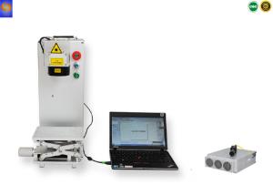 Quality Air Cooling Metal 30w Portable Laser Marking Machine 0.002mm Working Accuracy wholesale