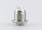 12 Volt LED Stainless Steel Push Button Switch 16mm Panel Mount High Head Ring