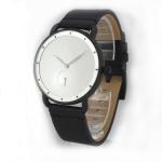 Men'S Fashion Luxury Stainless Steel Quartz Military Sport Leather Band Dial