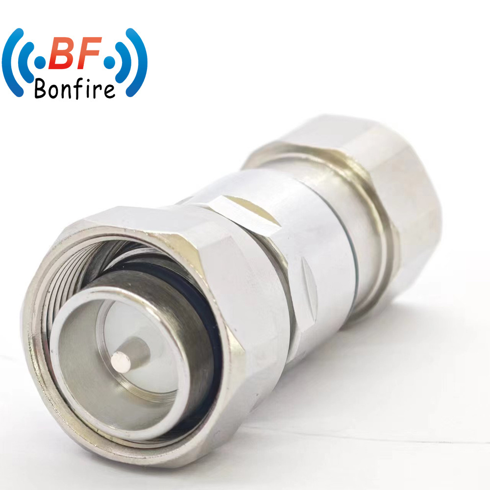 4.3-10 Male DC-4GHz Straight RF Adapter Connector for 1/2&quot; Feeder Cable Jumper