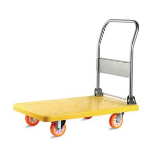 Quality 350KG Folding Platform Hand Truck Trolley For Warehouse / Factory wholesale