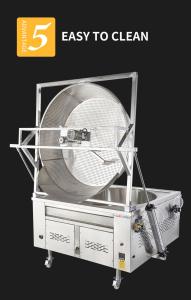 Quality Automatic Frying Machine Low Noise Outer Square Inner Circle wholesale