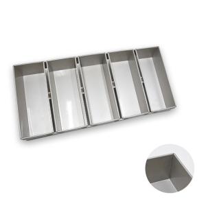 Quality Rk Bakeware China-Chicago Metallic Silicone Glazed 5 Strap Bread Moulds Open Top wholesale