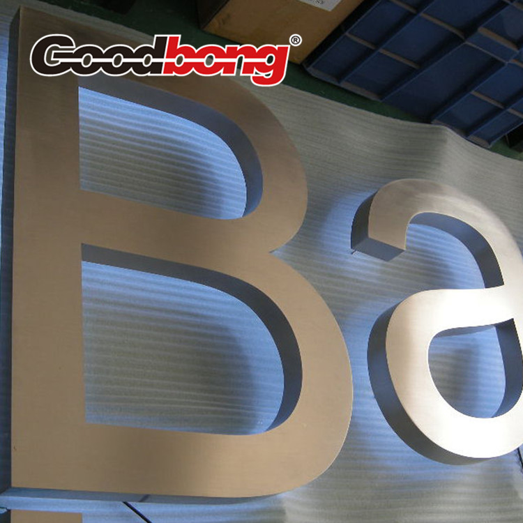 Metal Adhesive Letters, self adhesive metal letters, backlit metal letter