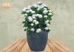 Clay Garden Pots Large Fiberclay Plant Pots Outdoor Clay Planters Painted Flower