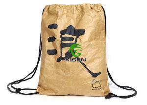 Quality Durable Tyvek Tote Bag With Drawstring , Waterproof Brown Tyvek Paper Bags wholesale