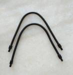 DIY Metal Gooseneck Tube M4 Flexible Microphone Stand Black Male Screw 200mm