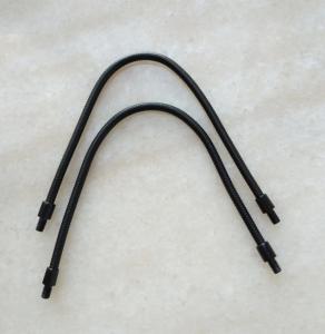 Quality DIY Metal Gooseneck Tube M4 Flexible Microphone Stand Black Male Screw 200mm 300mm 400MM wholesale