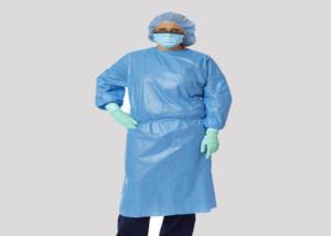 Quality Anti Static Protective Medical Isolation Gowns For Medical / Healthcare Center wholesale