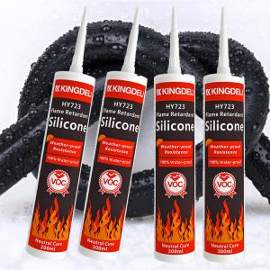 Quality Fire Retardant Neutral Cure Silicone Sealant Glue 300ml Customized Color wholesale