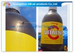 Giant Bottle Outdoor Inflatable Advertising Signs Strong PVC Tarpaulin