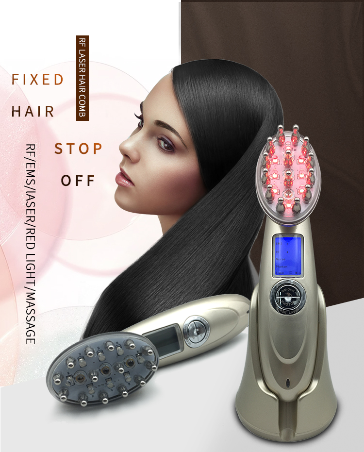Personal Power Hair Grow Laser Brush Electric Comb for Hair Loss Treatment