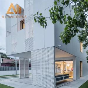 Quality Aluminum perforated facade for residential building wholesale