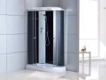 35''X35''X85'' Corner Quadrant Shower Enclosure Grey