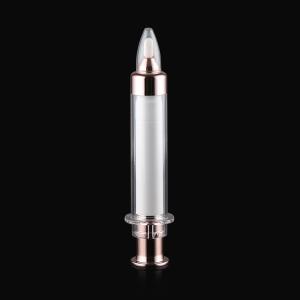 Quality Prefilled Syringe Lip Eye Lift Acrylic Airless Bottle 10ML UV Plating wholesale