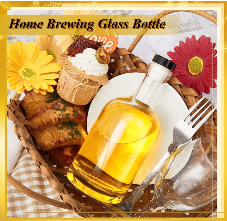 500ml 750ml Custom Size Glass Bottles for Wine Gin Rum Vodka Whisky Cognac Napoleon Brandy