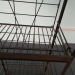 Floor Retail Shoe Rack / Retail Floor Display 136SETS Loading Quantity