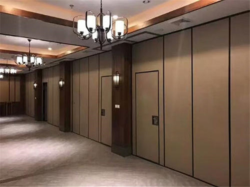 Laminate Operable Foldable Sound Proof Partitions Sliding Movable Walls For Conference Hall