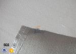800℃ 700g 0.8mm Silver Coated High Silica Fabric Cloth For Heat Resistant