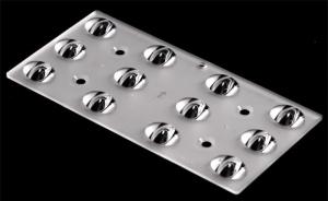 Quality 12×4 3030LEDs T2M Degree Available LED Street Light Lens 165×83MM Eco-Friendly Material wholesale