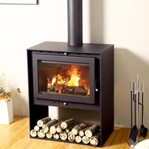 Quality Free Standing Modern Steel Wood Burning Fireplace Stove For Indoor Heating wholesale