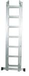 Extendable 4.91m 3x8 Aluminium Step Ladder