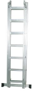 Quality Extendable 4.91m 3x8 Aluminium Step Ladder wholesale