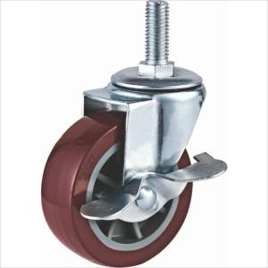 Quality small caster PU wheels 1.5 inch wholesale