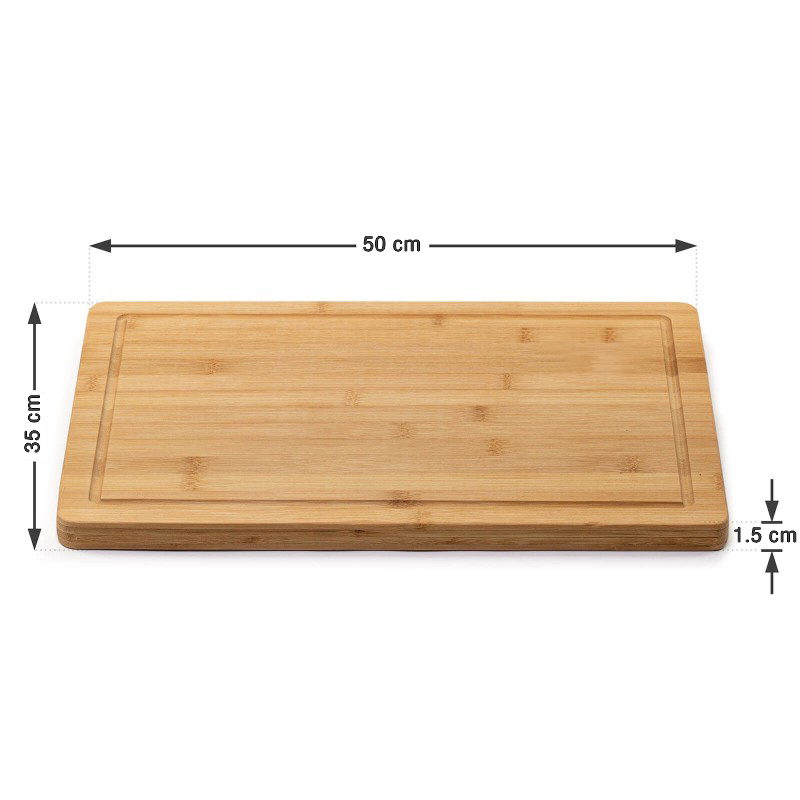Sustainable Bamboo Chopping Board with Juice Groove The Perfect Addition to Your Kitchen