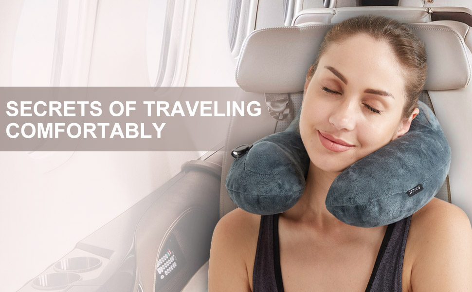 inflatable neck pillow travel pillow inflatable