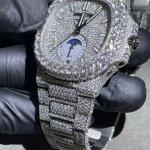 3ATM Moissanite Bust Down Watch Bling Dial Diamond Watch Waterproof