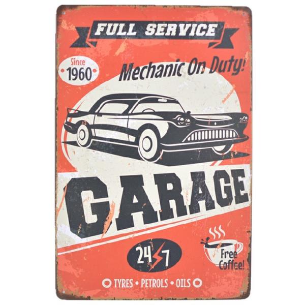 Metal wall art Metal sign ,2024 metal Car sign ,vintage style poster sign for