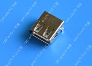 Quality Mini SMD AF Type USB Charging Connector , USB 2.0 4 Pin USB Connector wholesale