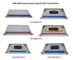 Quality Dummy Drawer Fiber Optic Distribution Cabinet Cold Rolled Steel Sheet wholesale
