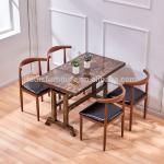 Commercial Modern Metal Dining Chairs , Dining Table Chairs Metal Legs
