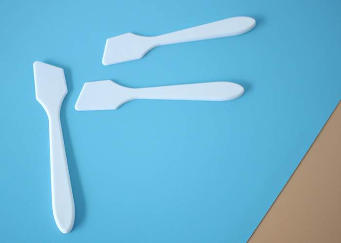 white 81.8mm Cosmetic Cream Spoon In Injection Plastic Mould