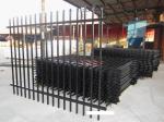 Customized Black Zinc Steel Metal Garrison Fence Panels Maintenance Free