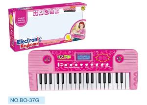 Quality Pink Children's Electronic Piano Keyboard With Microphone Battery Operated wholesale