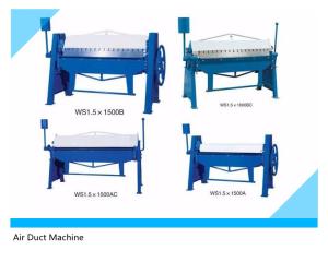 Quality Automatic Air Duct Machine Apron Coughing Machine Low carbon sheet wholesale
