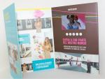 VIDEO IN FOLDER rechargeable battery bespoke video wedding invitations card with