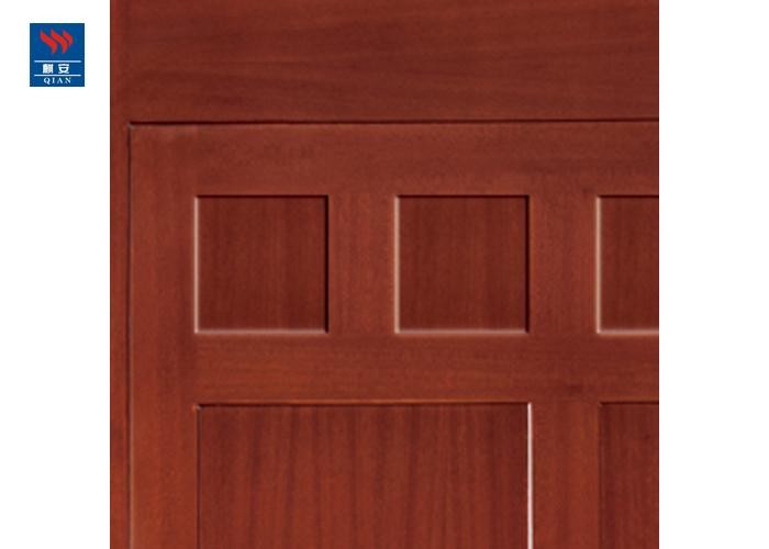 Solid Wood Core Grain Fireproof Flush Wooden Door For Hotel Projects