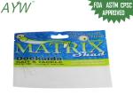 Clear Zipper Mini Food Packaging Bags With Notches , Resealable Foil Bags For