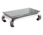 Stainless Steel End Table Aviation Coffee Table With Legs