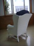 European Style Hand-Woven Outdoor Rattan Sofa Chair For Balcony
