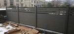 Weather Resistant WPC Fence Panels 200 X 200 Mm Eco Outdoor Grey Composite Fence