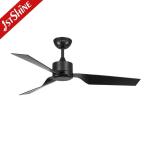 1stshine Ceiling Fan Industrial 52 Inches Black ABS Blades DC Motor Remote
