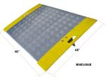 Portable Diamond Thread Aluminum Dock Plate 2050 Lbs Capacity Slip Resistance