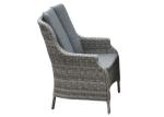 Lightweight 4 Seater Aluminum Rattan Outdoor Patio Dining Sets