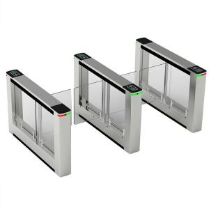 Quality Outdoor Traffic Counters 220V Swing Turnstile Gate Biometric Authentication wholesale