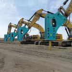 Mining Breaking Excavator Hammer Building Construction For 18-26 Ton